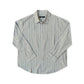 REYNOLDS STRIPED LS SHIRT // BONE GREEN