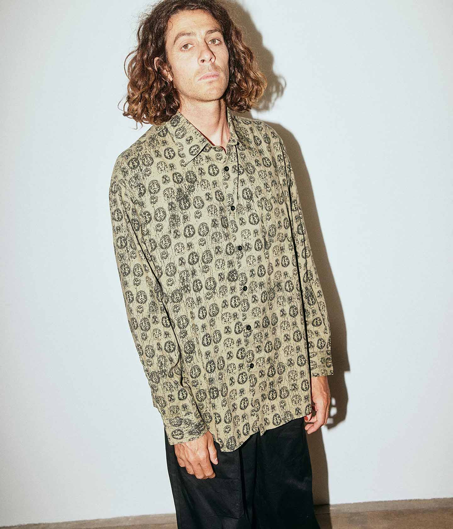 VIVIAN RUMINATION LS SHIRT // SAGE