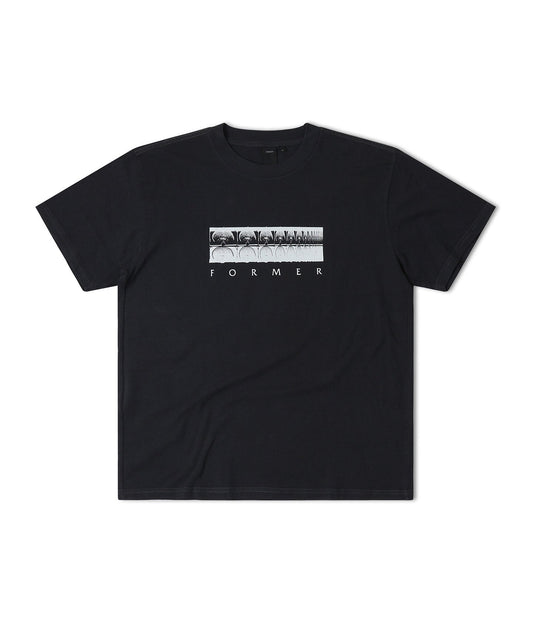 CRUX BLUR T-SHIRT // BLACK