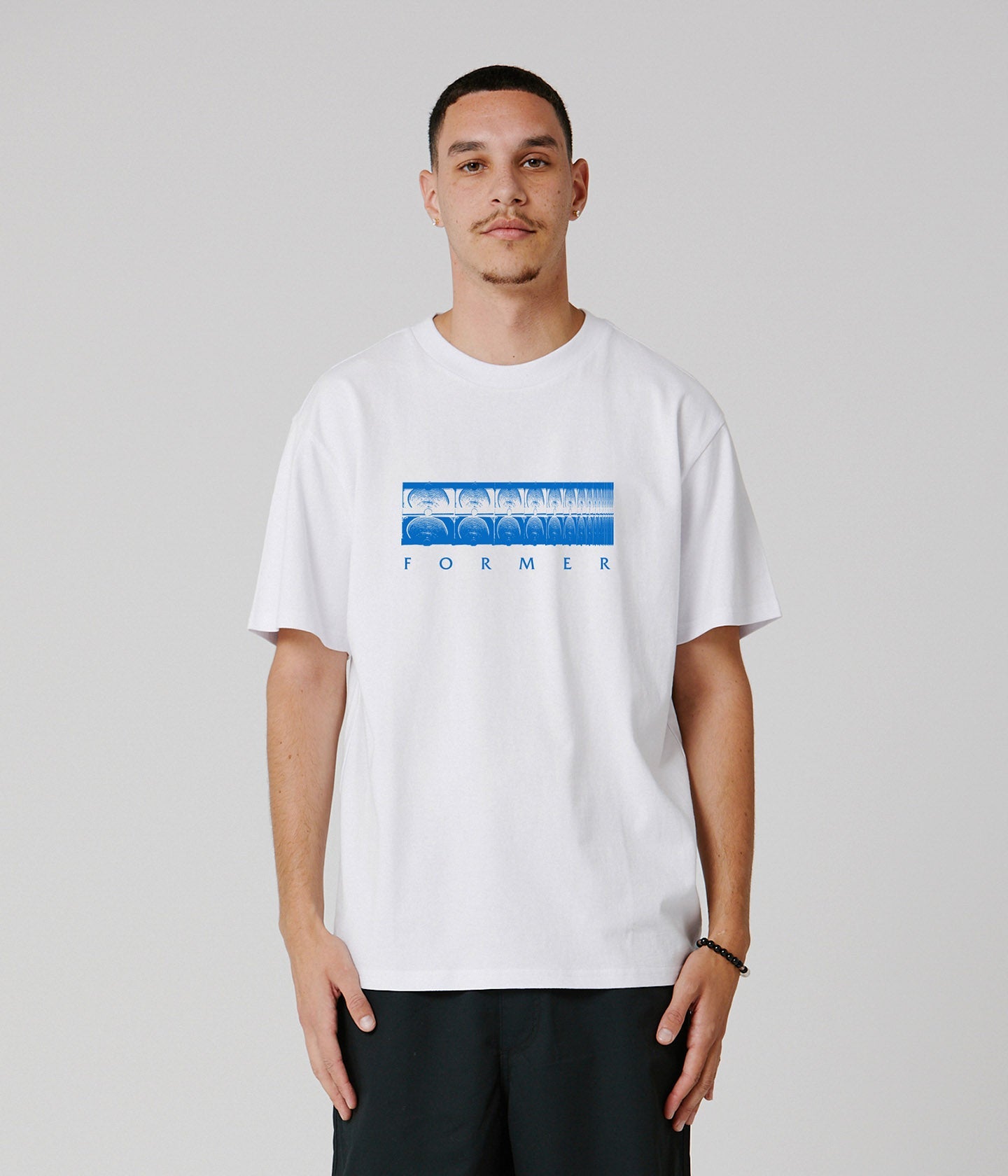 CRUX BLUR T-SHIRT // WHITE