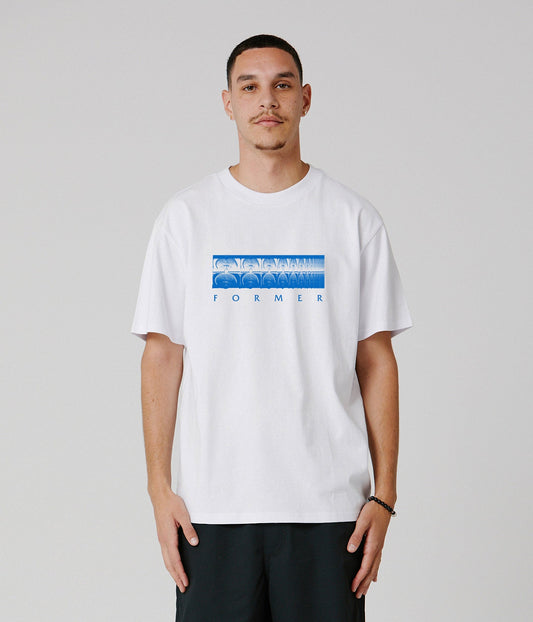 CRUX BLUR T-SHIRT // WHITE