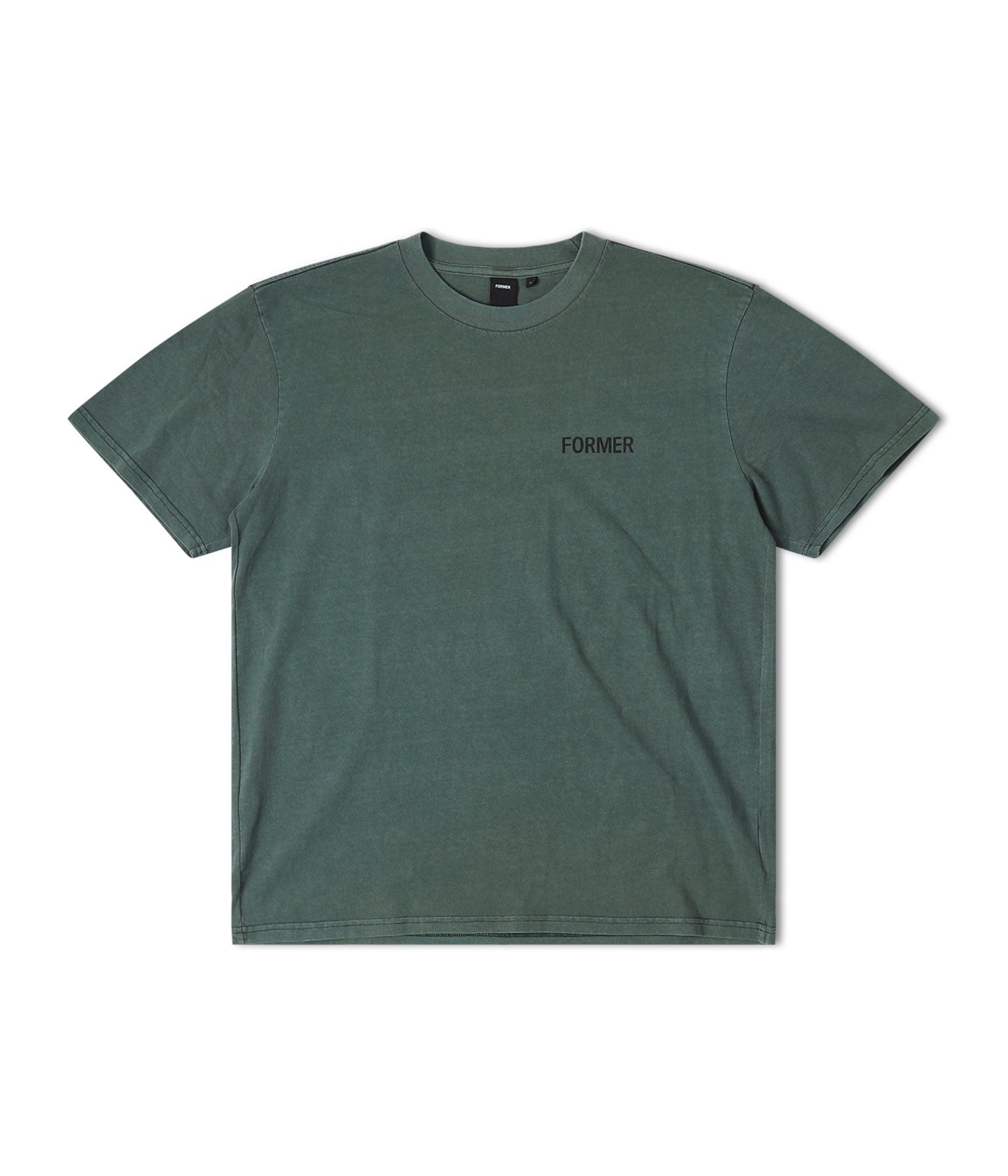 CRUX SCRATCH T-SHIRT // WASHED GREEN – FORMER MERCHANDISE