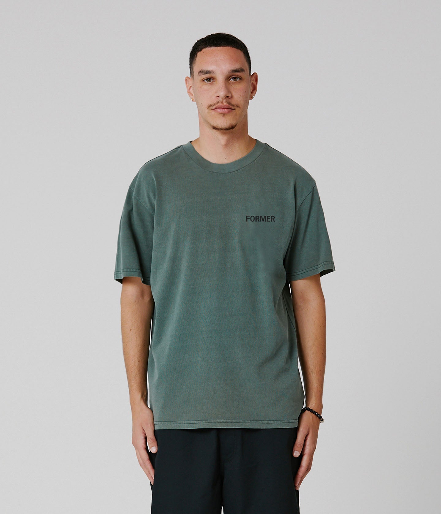 CRUX SCRATCH T-SHIRT // WASHED GREEN