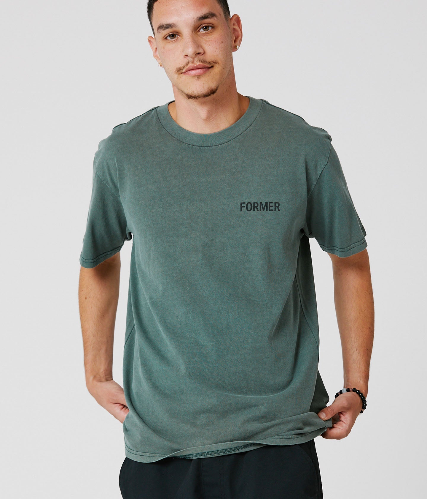 CRUX SCRATCH T-SHIRT // WASHED GREEN