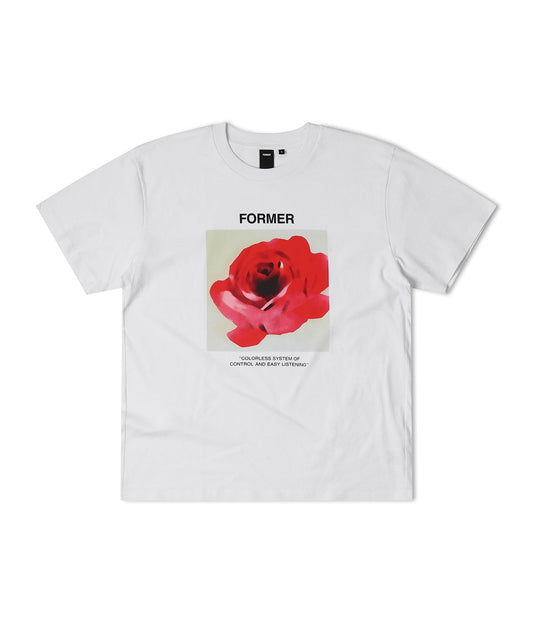 ROSETTE T-SHIRT // WHITE