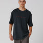 SUSPEND OVERSIZED T-SHIRT // WASHED BLACK