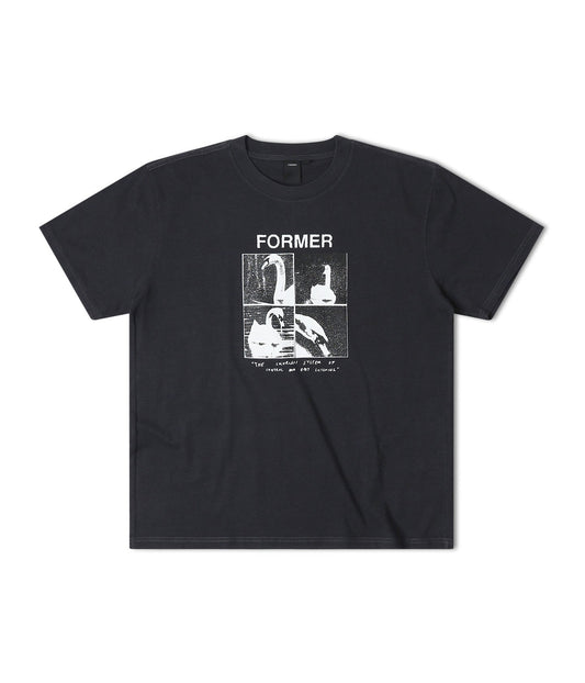 CYGNET T-SHIRT // WASHED BLACK