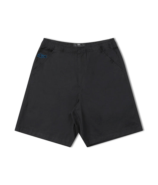 REYNOLDS ELASTIC WAIST WALKSHORT // BLACK