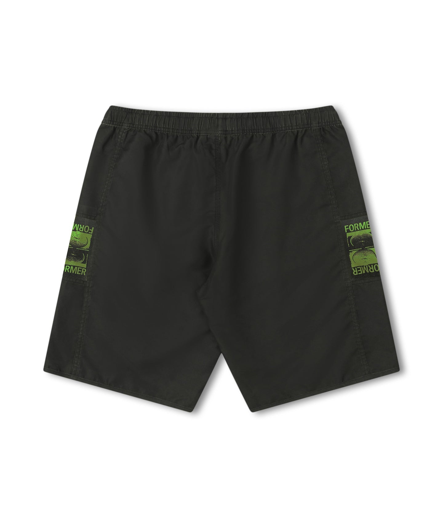 MANNERS 18' SWIM TRUNK  // BLACK/LIME