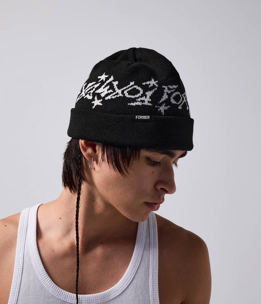 ASTRO BEANIE // BLACK