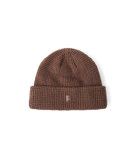 FRANCHISE WAFFLE BEANIE // PECAN