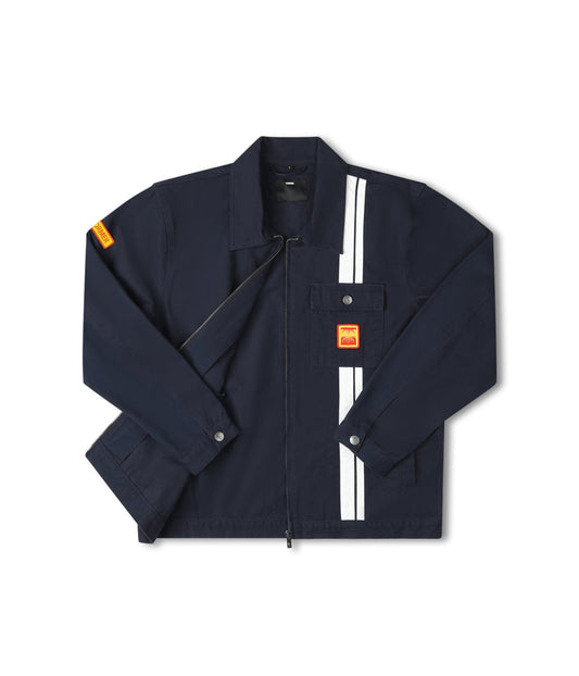 BURN OUT JACKET // NAVY