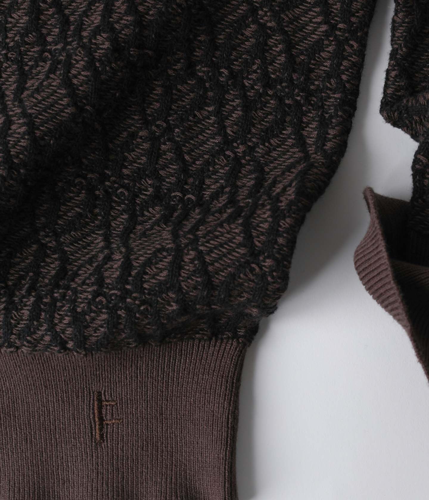 EXPANSION KNIT POLO // BROWN