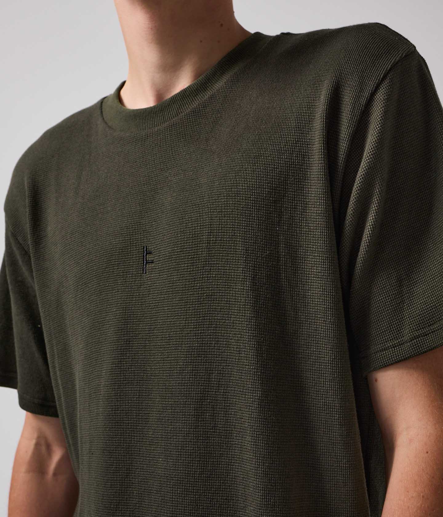 FRANCHISE WAFFLE T-SHIRT // ARMY