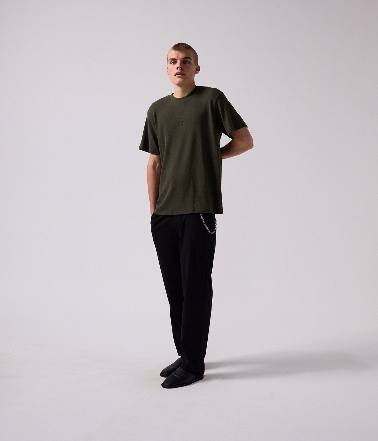 FRANCHISE WAFFLE T-SHIRT // ARMY