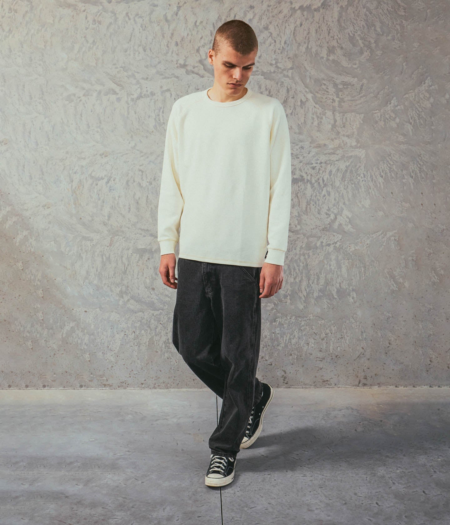 ANDERSON WAFFLE LS // BONE