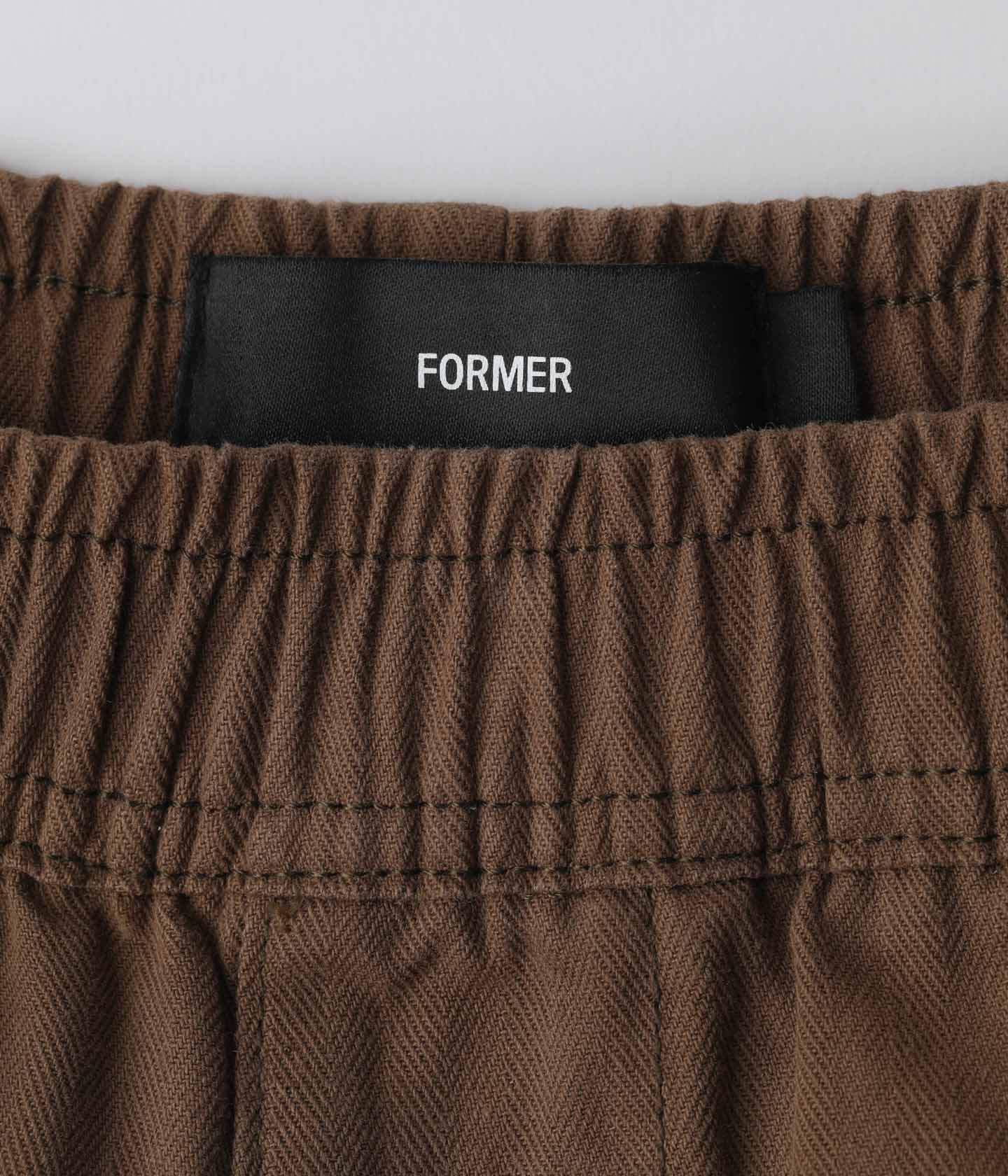 PRAYER HERRINGBONE PANT // BROWN