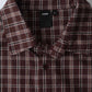 VIVAN CHECK SS SHIRT // BROWN