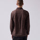 VIVIAN CHECK LS SHIRT // BROWN