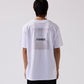 TWO-TONE CRUX T-SHIRT  // WHITE