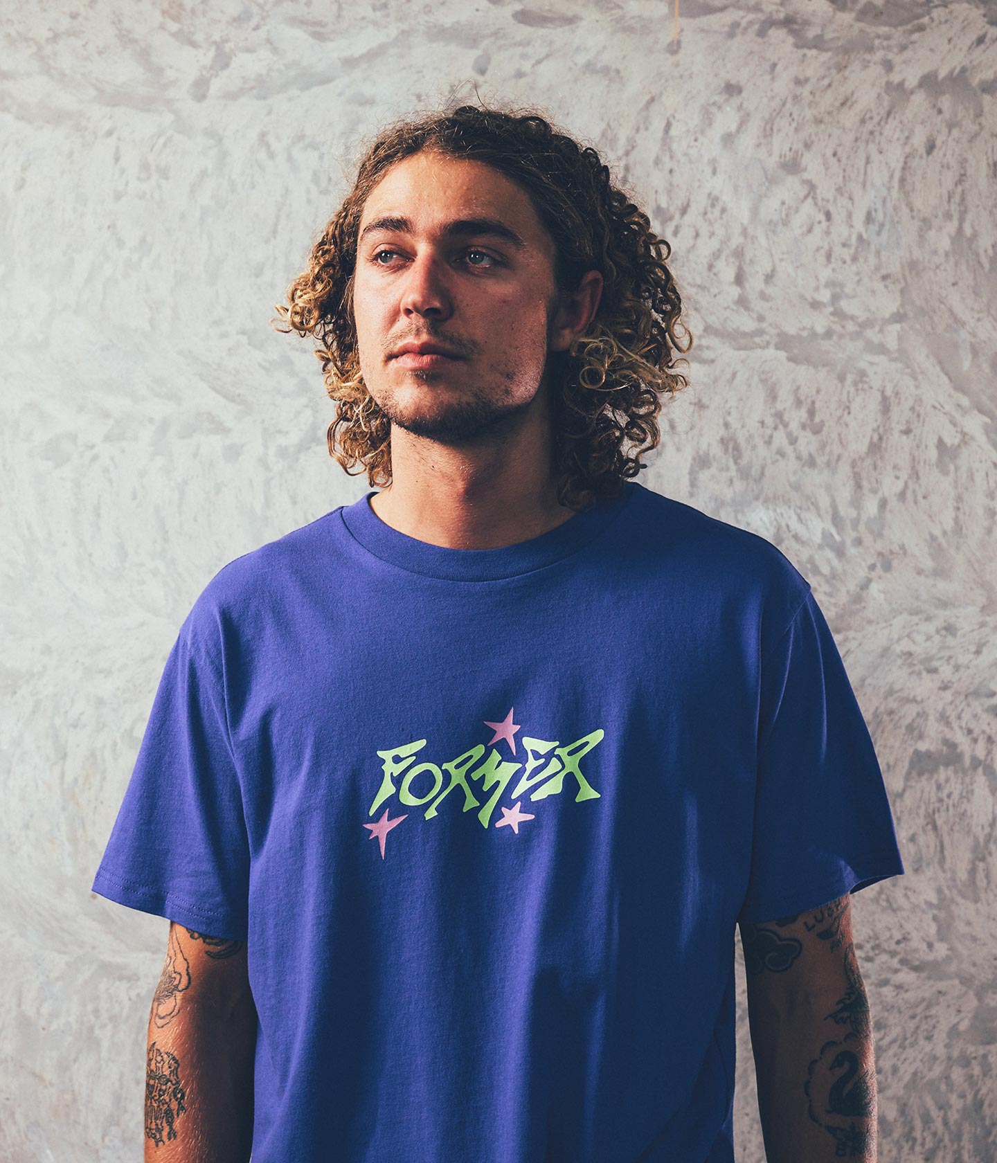 ASTRO T-SHIRT // DEEP COBALT