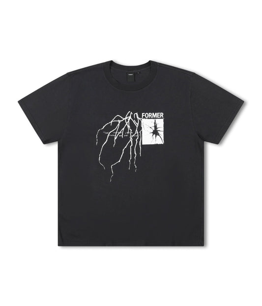 SCRAWL T-SHIRT // WASHED BLACK