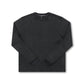 SCRAWL LS WAFFLE T-SHIRT // WASHED BLACK