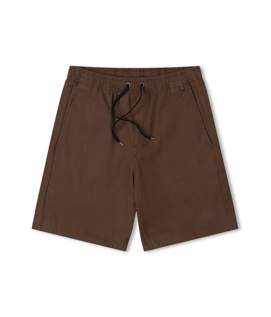 PRAYER HERRINGBONE 18' WALKSHORT // BROWN