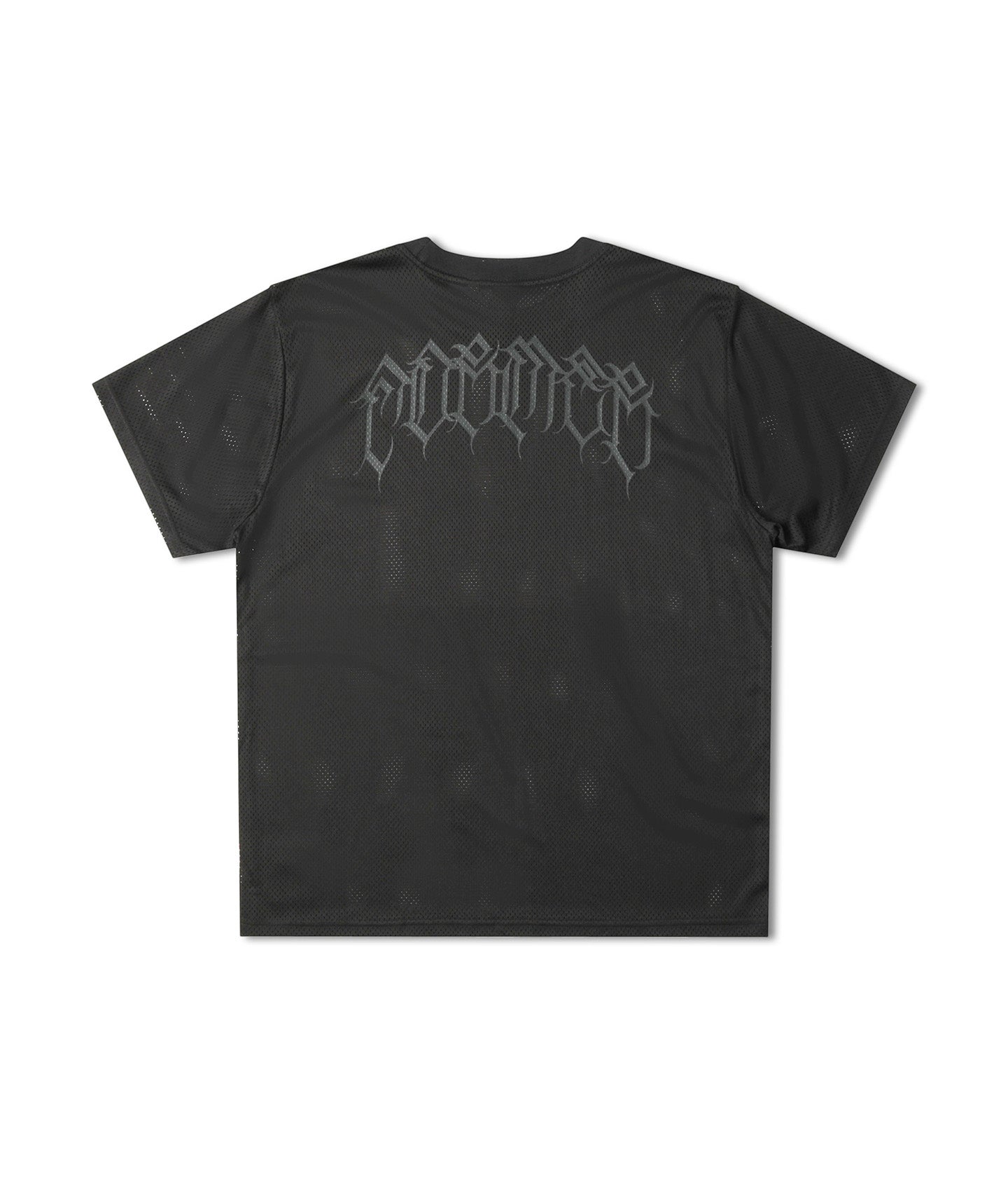 COMBAT STAR MESH OVERSIZED T-SHIRT // BLACK