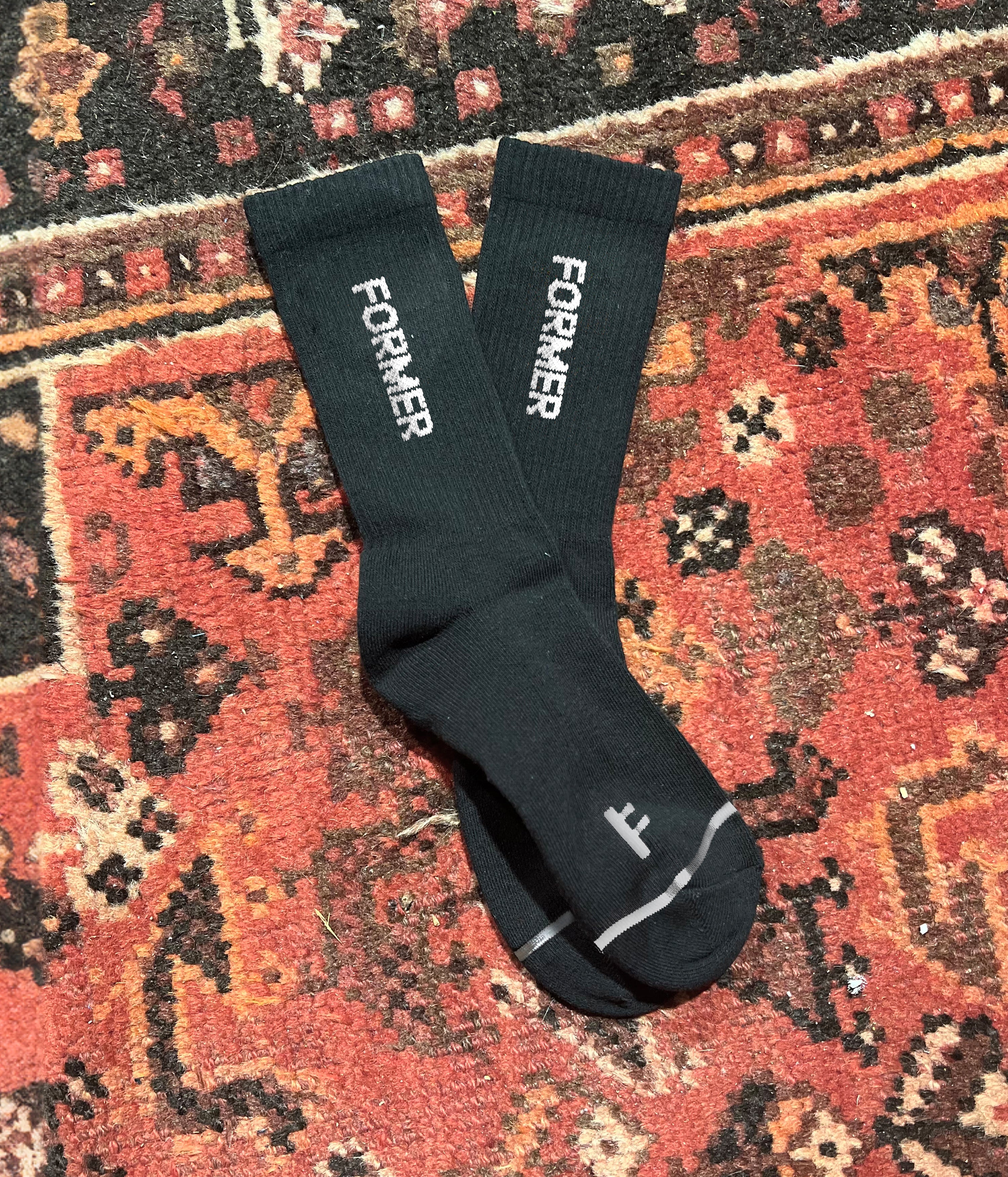 FORMER GWP SOCK // BLACK – FORMER MERCHANDISE