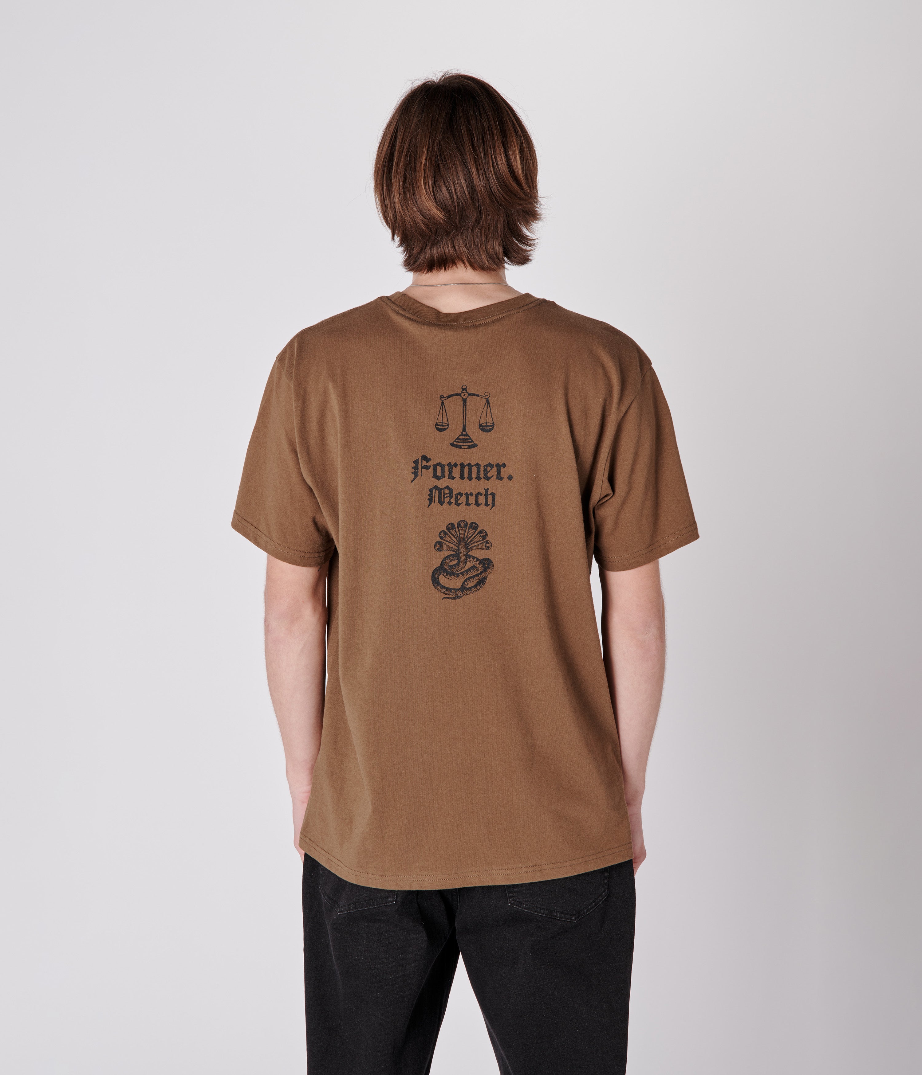 TOLERANT T SHIRT BROWN