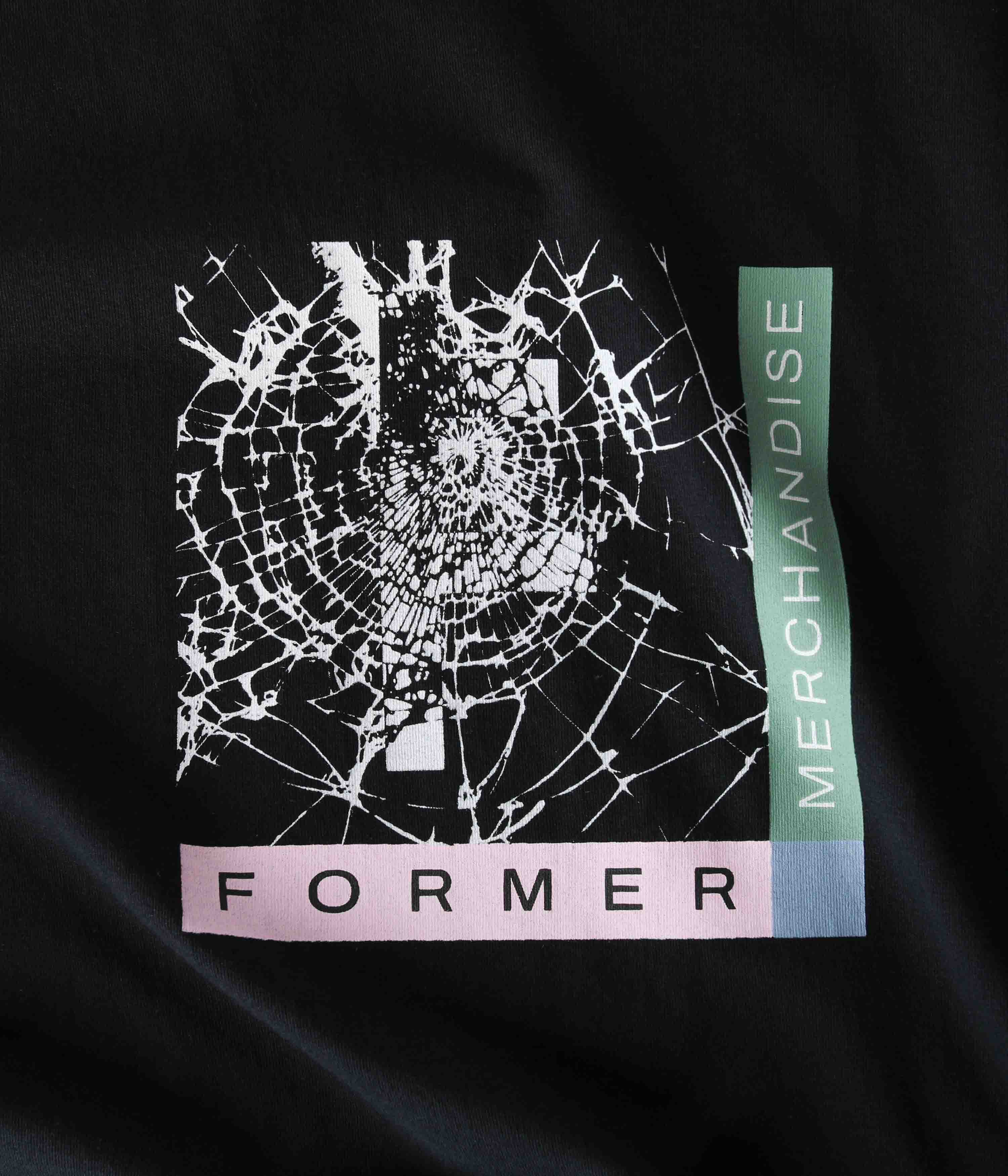 MIRROR T SHIRT BLACK FORMER MERCHANDISE