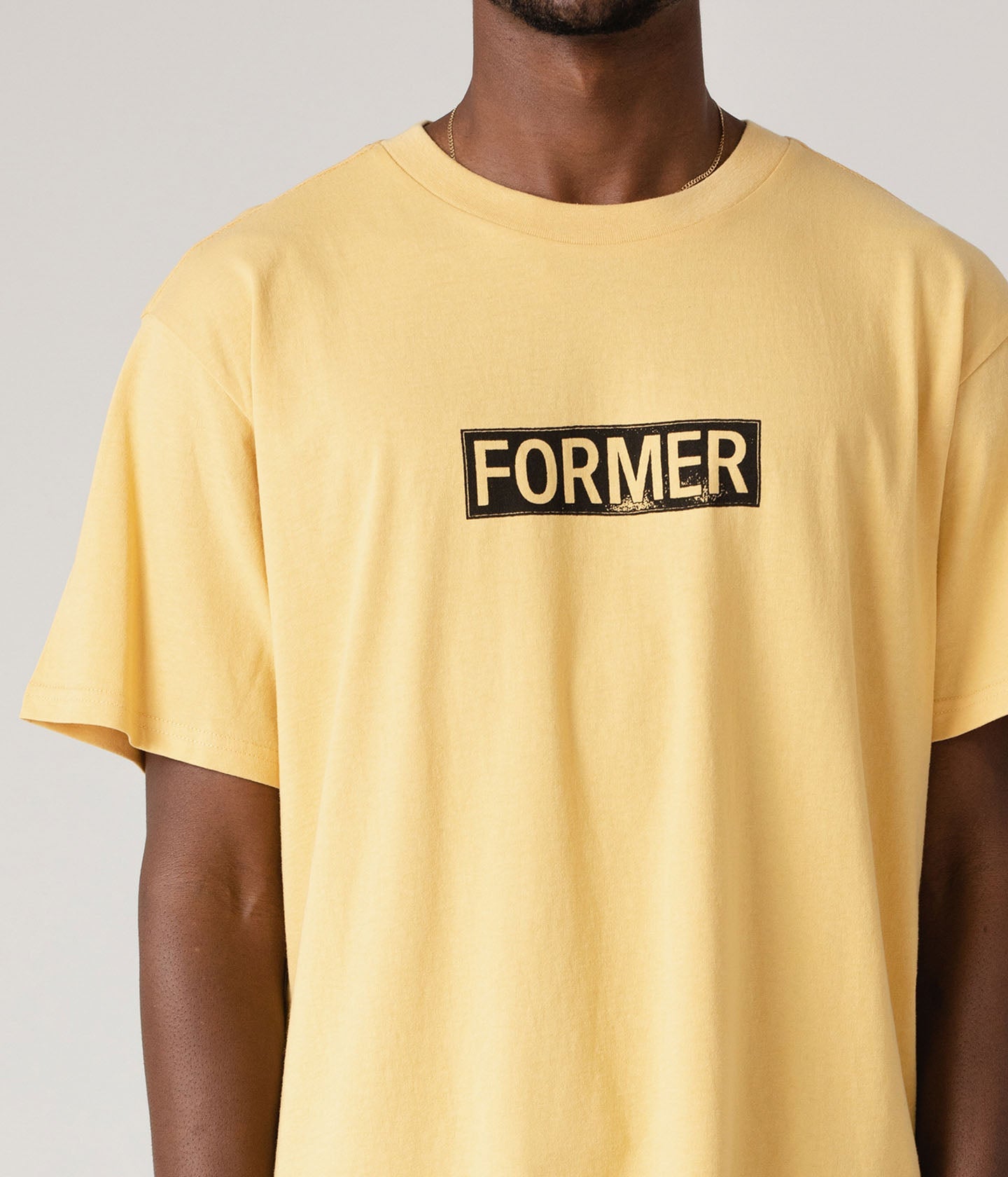 LEGACY PLATE T-SHIRT // MUSTARD