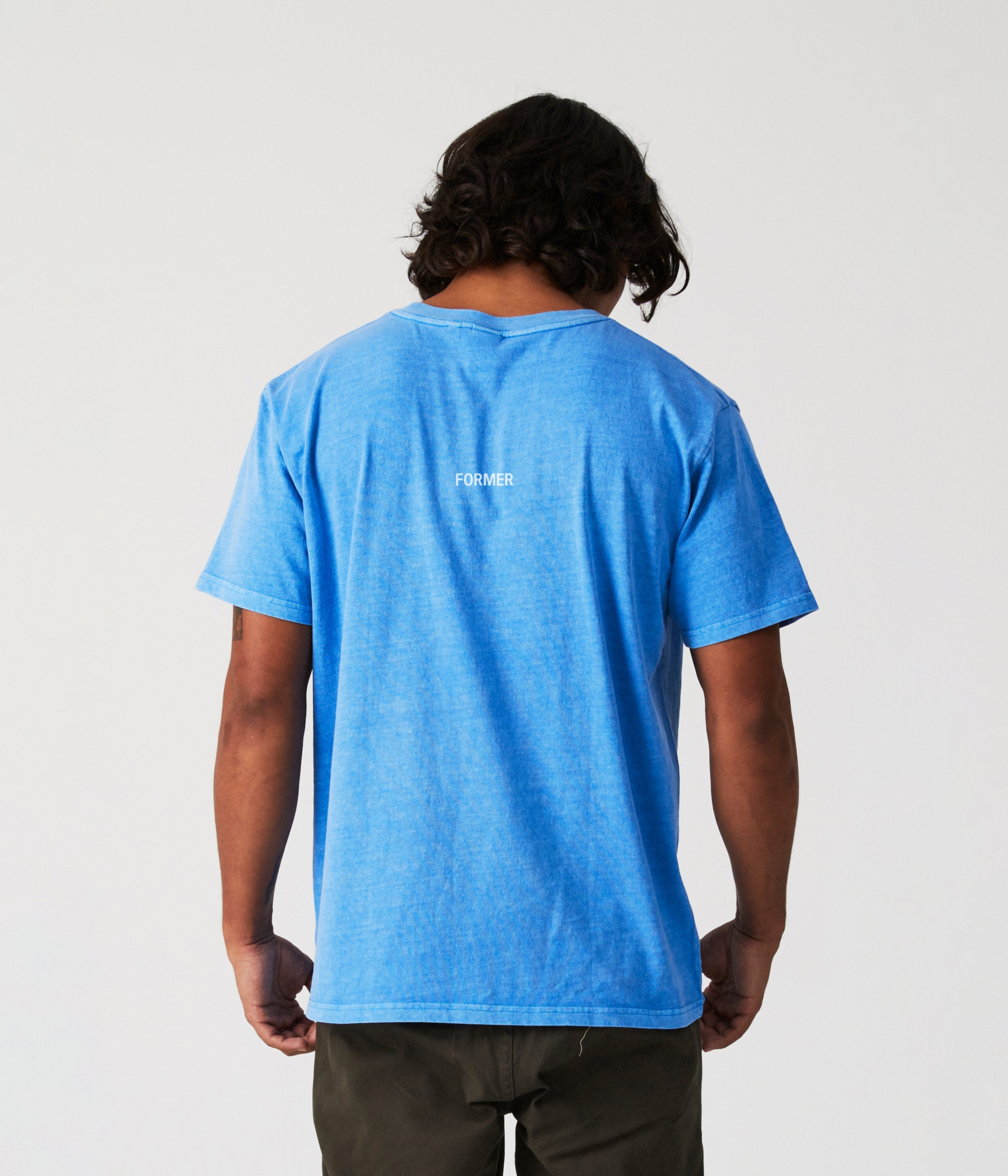 Pale blue t sales shirt