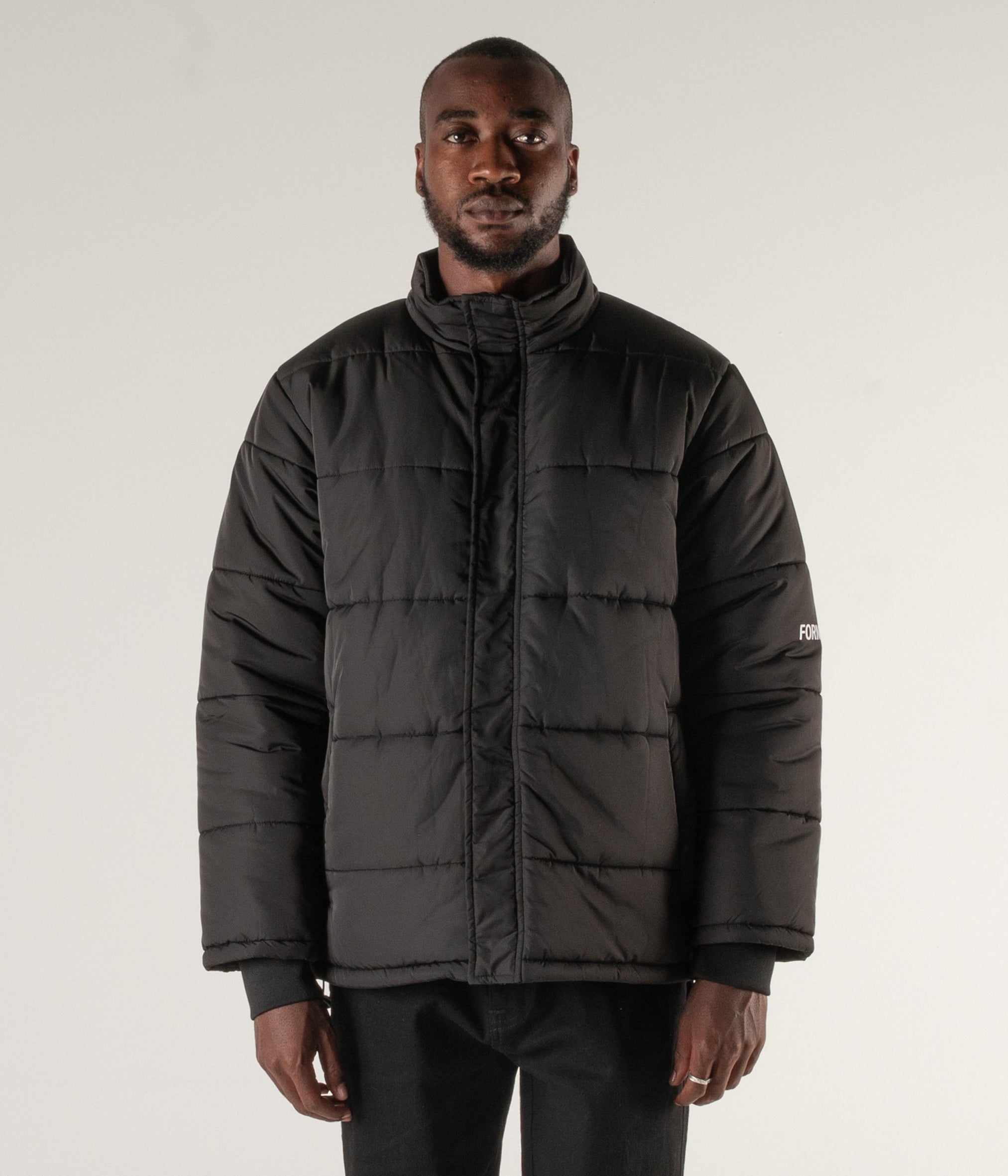 CRUX FUZZ PUFFER JACKET // BLACK