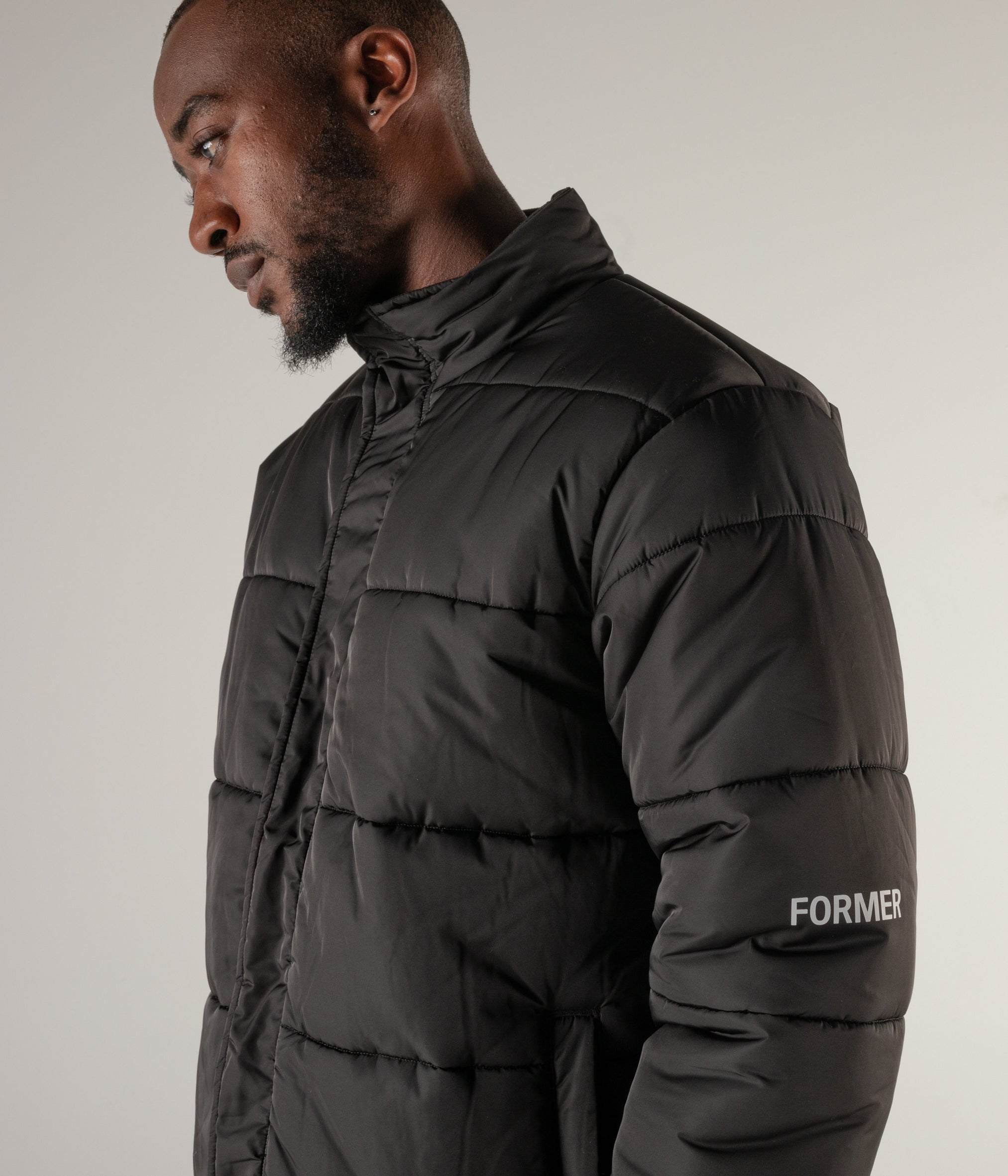 CRUX FUZZ PUFFER JACKET // BLACK