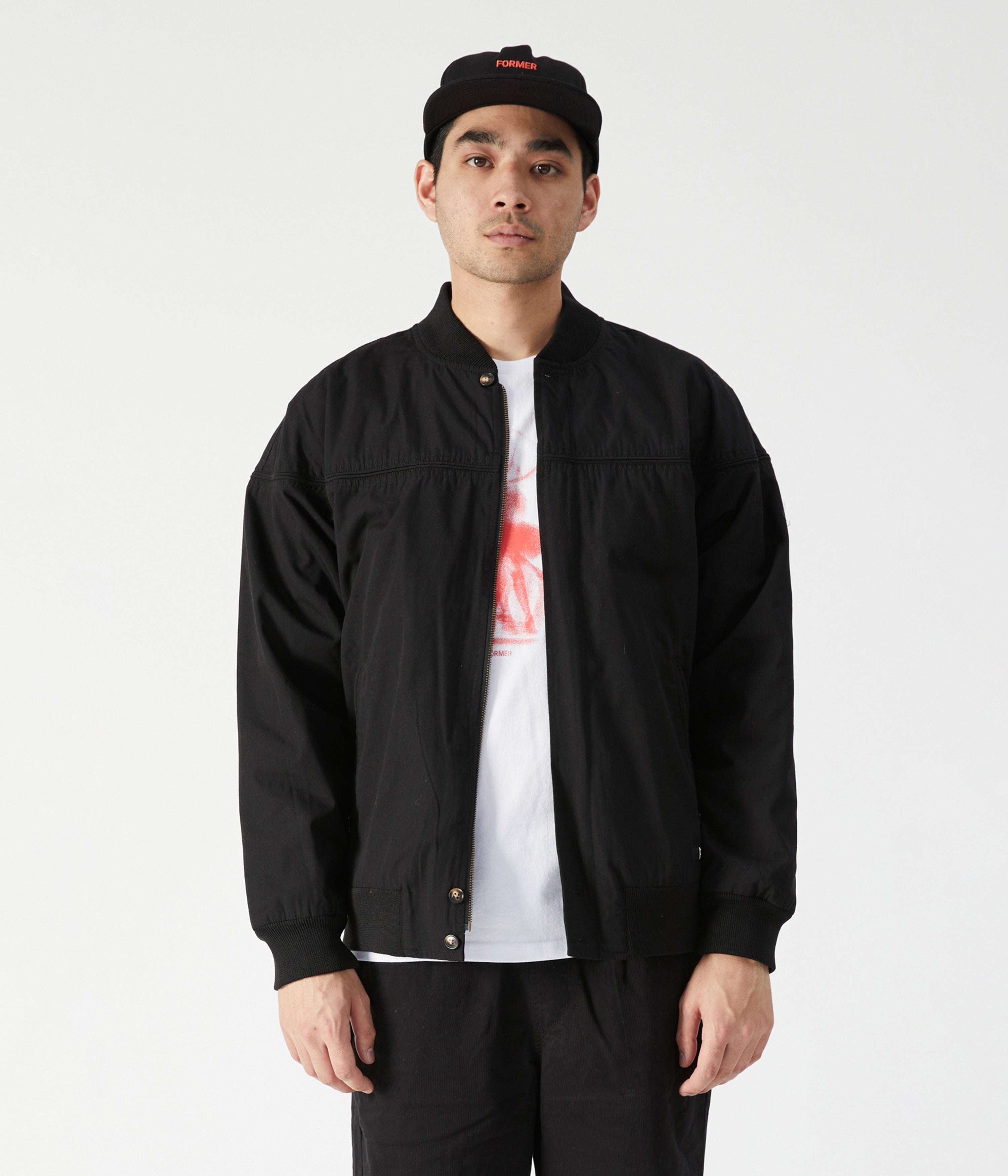 VT BOMBER JACKET // BLACK – FORMER MERCHANDISE