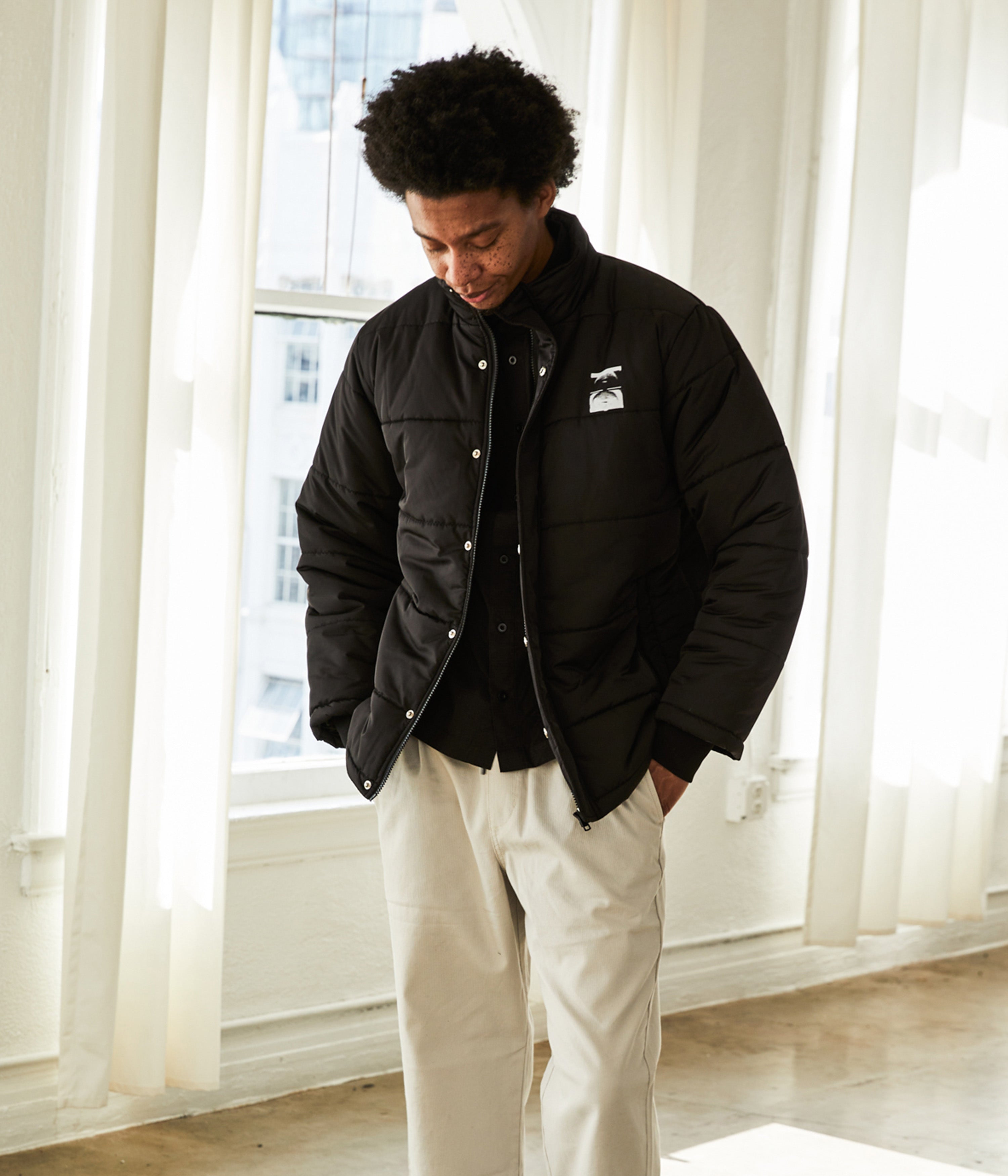 CRUX PUFFER JACKET // BLACK – FORMER MERCHANDISE